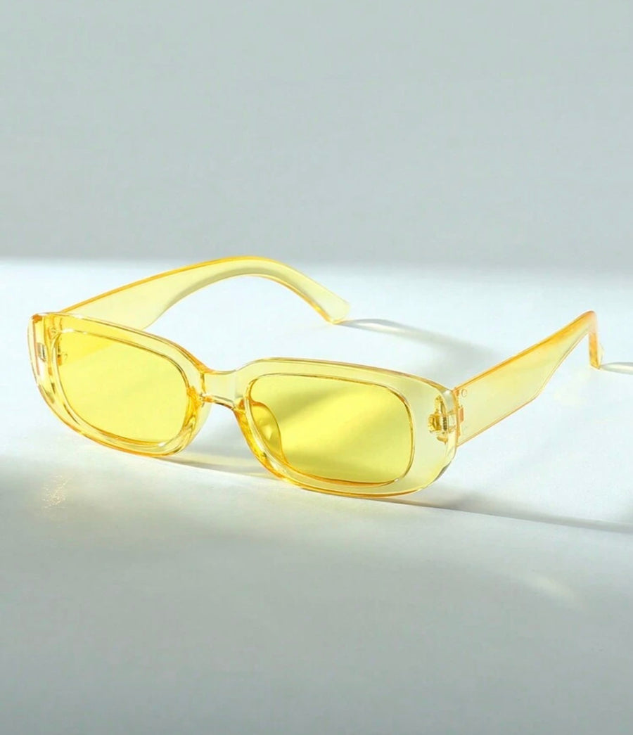 Yellow Clear Sunglasses