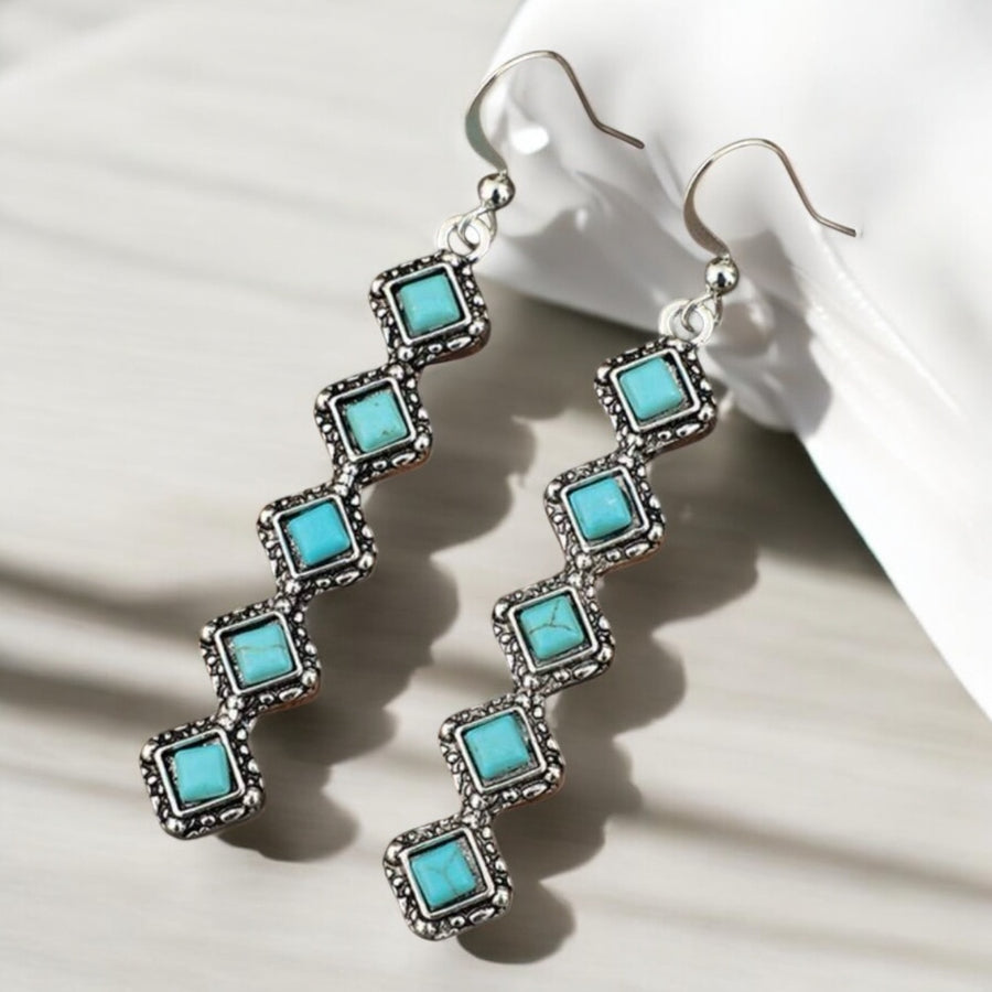 Boho Faux Turquoise Beaded
