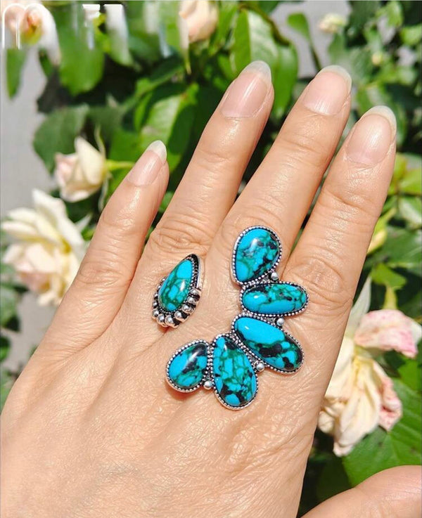 Boho Faux Statement Ring