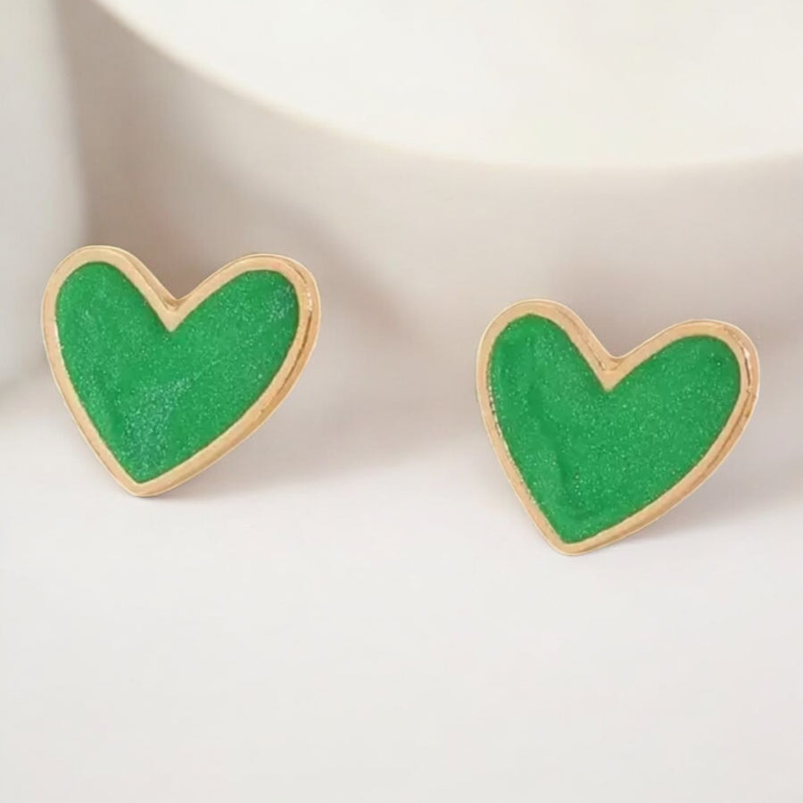 Cutie Pie Heart Studs