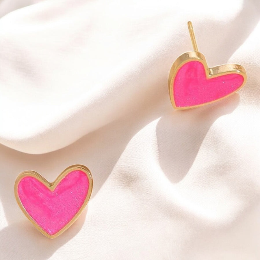 Cutie Pie Heart Studs