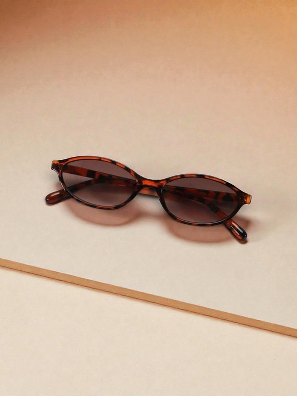 Tortoiseshell Oval Cat-Eye Shell
