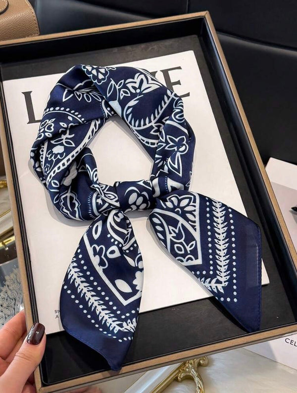 Paisley Printed Scarf Hair Wrap Bandana